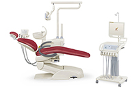 HY-E60 Dental Unit, Mobile Cart Version (integrated dental chair, LED light)